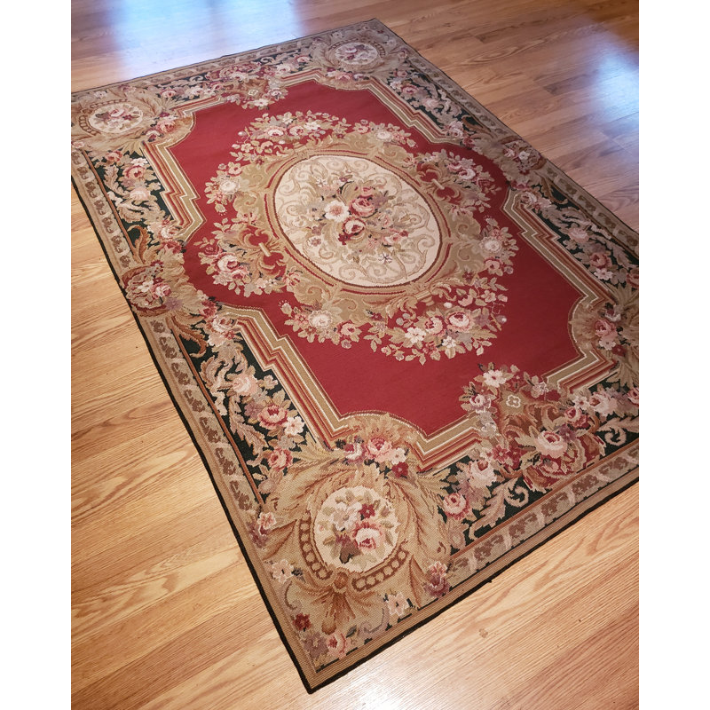 American Home Rug Co. Aubusson Needlepoint French Aubusson Handmade